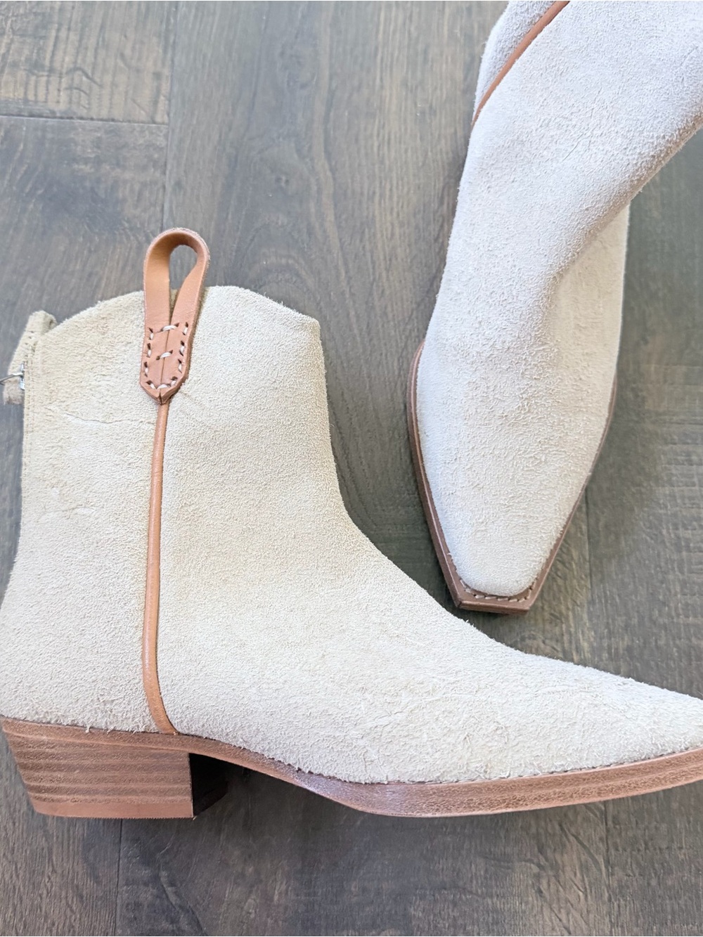 Free People We The Free Wesley Ankle Boots | English Khaki | 36.5/6.5 - Picture 6 of 8